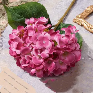 Rose rote Hochzeits blume Hortensie Rose s Geburtstags feier künstliche Blume Lieferanten