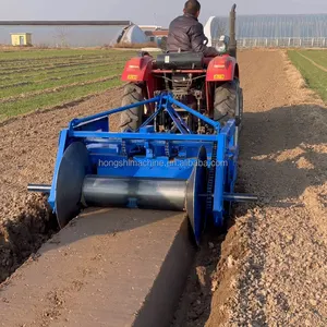 Automazione Coltivatore 3 fila Dridging costruzione di macchina agricola con trattore posteriore coltivatore di fragole crinale che fa la macchina