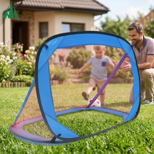 <span class=keywords><strong>But</strong></span> de football portable et pliable en acier 110x80cm pour l'entraînement en extérieur, filet de football, filet de cible de football, filet de rebond de football - Product Image 2