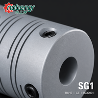 Tornillo de Posicionamiento Compacto de Aluminio para Acoplamiento de Vigas, Corte Helicoidal Fijo para Impresora 3D, Máquina Textil, Brazo Robótico de Empaque