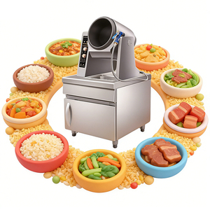 เครื่องผัดอาหารอัตโนมัติสำหรับธุรกิจจัดเลี้ยงและโภ<span class=keywords><strong>ช</strong></span>นาการกีฬา  ทำจากเหล็ก  กำลังการผลิต 3.5 กก./<span class=keywords><strong>ช</strong></span>ม. สำหรับการเตรียมอาหารโปรตีนสูงแบบไม่มีไขมัน - Product Image 6