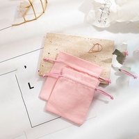 Petite Pochette en Coton, Sac en Mousseline ou Toile de Coton pour Bijoux