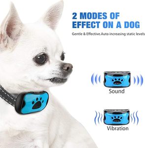Collar antiladridos impermeable de plástico recargable inteligente para perros pequeños, medianos y grandes <span class=keywords><strong>Control</strong></span> de ladridos de sensibilidad de sonido de 7 niveles - Product Image 3