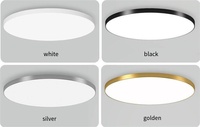 Plafonnier LED anti-choc à spectre complet, design minimaliste moderne, abat-jour blanc pour salon, couloir, balcon, chambre à coucher