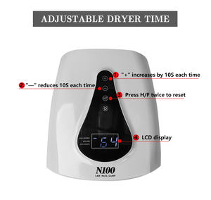 Lámpara Led Uv para manicura, herramienta profesional de salón de uñas, recargable, inalámbrica, 150W - Product Image 6