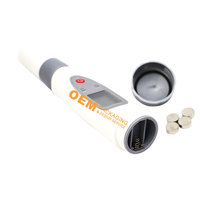 Sensor pH Air PH-220 Pen Temp Water pH Meter Resolusi 0.01 Akurasi 0.02 Bersertifikasi CE Kalibrasi 3-Titik untuk Air Minum