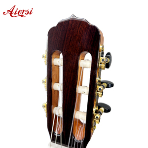 Aiersi All Solid Gloss 39 pulgadas Spruce Top Flamenco 6 cuerdas Guitarra clásica - Product Image 6