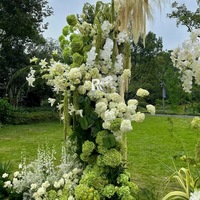 Fleurs artificielles en gros 2026 pour mariage, plantes vertes, décoration florale, herbe de la pampa, matériaux pour fleurs d'hortensia