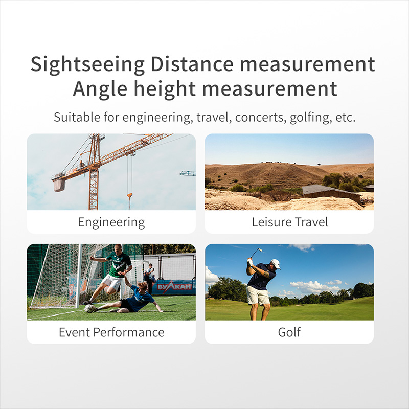 Duka TR1 Laser Rangefinder: 1200M Distance for Golf, Slope