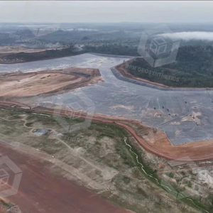 Matériau de construction géosynthétique Matériau de revêtement d'étang pour le rouleau de terre Prix des résidus miniers Anti-suintement en Afrique de l'Ouest