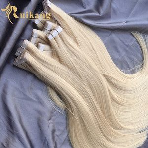 Extensiones de Cabello Virgen 12A de Doble Trama con Cinta Adhesiva, 100% Cabello Humano con Cutícula Completa, Inyección Invisible, Cinta Cero - Product Image 3