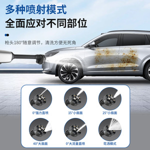 Pistola de Lavado de Autos Inalámbrica de Alta Presión, 21V, Batería de Litio de 4.0Ah, Presión Ajustable, Herramienta de Limpieza con Agua Fría - Product Image 3