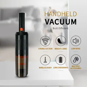 Cordless Car Vacuum Cleaner For Table Sofa KeyboardHandheld Mini Car Vacuum Cleaner Portable Dry Wet Vacuum