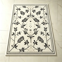 Tapis de couloir abstrait géométrique personnalisé, antidérapant avec support TPR, lavable, pour salon, chambre, entrée, couloir, maison