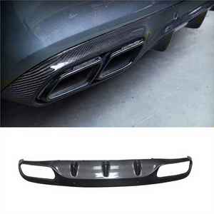 สปอยเลอร์ครีบหลังคาร์บอนสีดำแบบใหม่ สำหรับ Mercedes-Benz W205 C-Class C205 C43 C63 - Product Image 1