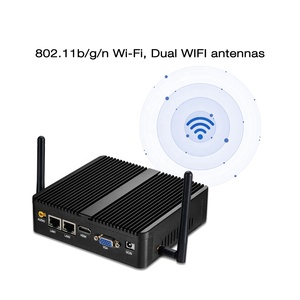 NUC มินิพีซี2พอร์ตอีเธอร์เน็ตแลนพอร์ต J1900 Core i3 i5 DDR3L คอมพิวเตอร์ตั้งโต๊ะแบบไม่มีพัดลม MiniPc อุตสาหกรรม - Product Image 2