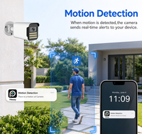 Système de caméra CCTV 16 canaux avec détection de franchissement de ligne, détection hors zone, comptage de flux de personnes, recherche IA et détection de mouvement