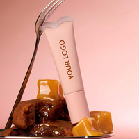 Tubes de gloss à lèvres personnalisés 10 ml, finition mate, nouveau design, applicateur souple en silicone, emballage cosmétique vide en plastique pour huile à lèvres