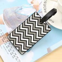 Étiquettes de bagage personnalisées en PVC ondulé laminé, porte-étiquettes de valise avec logo et code QR imprimés, porte-clés de bagage vierges en silicone pour sublimation