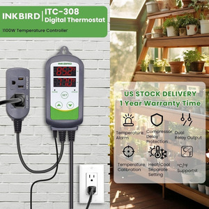 OEM / ODM <strong>Inkbird</strong> Temperature Controller Thermostat <strong>ITC</strong>-308 Refrigerator Brewing Heating Easy Installation - Product Image 1