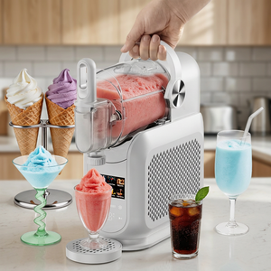 Máquina para Hacer Bebidas Congeladas y Granizados Automática Eléctrica de 1.5L, Portátil para Uso Doméstico, para Cócteles y Helados Suaves - Product Image 1