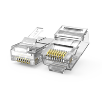 Prise RJ45 Cat6 Cat5 Rg45 en métal 8 broches Ethernet connecteur Rj45 Cat6A CAT5 connecteur de réseau de prise modulaire pour câble Cat5e Cat6