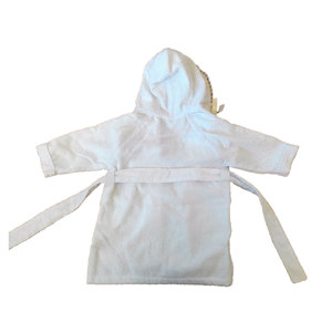 010 Elfenbeinfarbener Gewebter Neugeborenen-Umhang - Product Image 3
