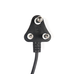 블랙 남아프리카 및 인도 <span class=keywords><strong>3</strong></span>코어 구리 PVC 전원 코드 H05VV-F 1*0.75mm 맞춤 길이 건설용 - Product Image 3