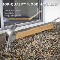 Outils de percussion à manche en bois de haute qualité OEM, marteaux de réparation domestique personnalisés OEM, marteaux de démolition