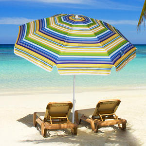 Большой Гавайский пляжный рекламный открытый большой летний зонт на заказ - Product Image 1