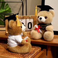 Nouvelle mini peluche ours en peluche Dr Bear avec rembourrage en coton PP, cadeau de graduation parfait pour les 14 ans et plus