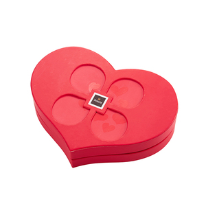 Caja de regalo en forma de corazón ecológica Premium, embalaje Kraft duradero de dos piezas para velas <span class=keywords><strong>Gourmet</strong></span> de Chocolate, materiales reciclados - Product Image 4