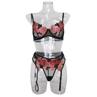 RUIYI 2024 Ensemble de lingerie sexy pour femmes, string et soutien-gorge, lingerie sexy pour femmes, ensemble de lingerie sexy pour femmes