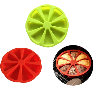 Moule en silicone promotionnel à 8 cavités pour la cuisson de pain de maïs de gâteau de mousse de pizza pour les outils de gâteau de type plateau à usage domestique - Product Image 1