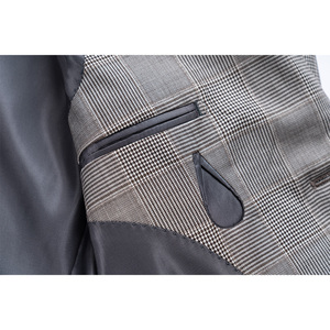 YY089 Veste de costume d'affaires pour hommes de style italien <span class=keywords><strong>Prince</strong></span> de Galles à carreaux simple boutonnage grande taille - Product Image 4