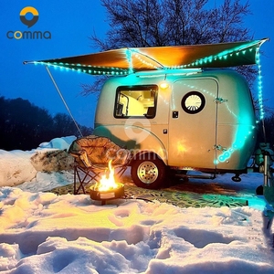<span class=keywords><strong>Petite</strong></span> mini <span class=keywords><strong>caravane</strong></span> en forme de larme remorque <span class=keywords><strong>américaine</strong></span> vente camping-car avec couchettes voyage tout-terrain aluminium - Product Image 2
