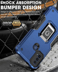 Vente chaude couverture arrière robuste pour Moto <span class=keywords><strong>E20</strong></span>/E30/E40 support magnétique robuste coque de téléphone <span class=keywords><strong>Protection</strong></span> contre les chutes de téléphone portable - Product Image 5