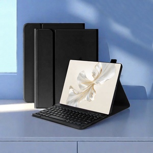 2024 couverture en cuir détachable magnétique de langue personnalisée sans fil chaude pour <span class=keywords><strong>Huawei</strong></span> Honor <span class=keywords><strong>Pad</strong></span> 9 <span class=keywords><strong>Pro</strong></span> 12.1 pouces ROD-W09 étui clavier - Product Image 1