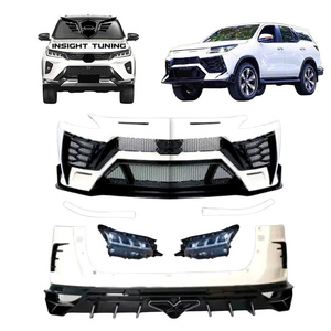 Nouveaux pare-chocs de voiture en plastique PP, design Lambor, feux LED, kit carrosserie avec clips pour Fortuner 2016-2021 - Product Image 1