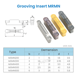 Plaquette de rainurage CNC PHIPPS en carbure de tungstène MRMN300 MRMN400 MRMN200 MRMN500 pour <span class=keywords><strong>aluminium</strong></span> - Product Image 2