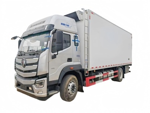 รถบรรทุกห้องเย็นดีเซล 15 ตัน ยี่ห้อฟู่เทียน เหมาะสำหรับการขนส่งเนื้อสัตว์แช่แข็ง (เช่น เนื้อแกะและเนื้อหมู) - Product Image 1