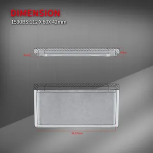 1590bs 112*61*42 Mét đồng bằng nhôm bao vây <span class=keywords><strong>DIY</strong></span> Guitar đạp bao vây kim loại <span class=keywords><strong>stomp</strong></span> Hộp guitar đạp hộp - Product Image 5