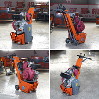Machine à scarifier les sols en béton CS200 pour l'élimination des revêtements époxydiques intensifs, polisseuse professionnelle à engrenages, certifiée CE