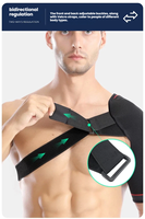 Attelle d'épaule sportive réglable, nouveau design, respirante, avec sangle de maintien et fixation par pression, protection contre les tensions