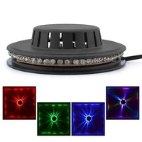 Barre lumineuse LED UFO tournante à changement de couleur automatique RGB 8W 48LEDs pour scène, discothèque, fête, DJ, club, pub, musique