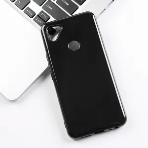 Funda de teléfono de silicona negra azabache para <span class=keywords><strong>Gigaset</strong></span> GS5/GS5 Pro Fundas de TPU suave Funda protectora trasera - Product Image 1