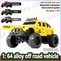 Mini Coche Todoterreno RC de Control Remoto, Modelo de Aleación Bigfoot Wrangler, Juguete Eléctrico para Niños