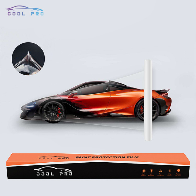COOL PRO 1.52*15M Super-hydrophobic 7.5mil Transparency TPU PPF Car Film Heat Self-healing Car Wrap Paint Protection Film