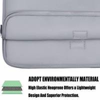Mallette en néoprène durable poignée sac 15.6 pouces portable fermeture éclair pochette pour ordinateur portable étui de protection pour ordinateur portable