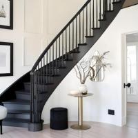 Rampe d'escalier en fer forgé anti-corrosion pour la maison